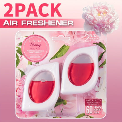 Compact Air Freshener Cups in Six Scents, Available in 2, 6 or 12 Packs for Closets, Bathrooms and Small Spaces