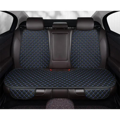Car Seat Cover Rear Bench Protector with Source-Listed Water-Resistant Surface in Black or Red