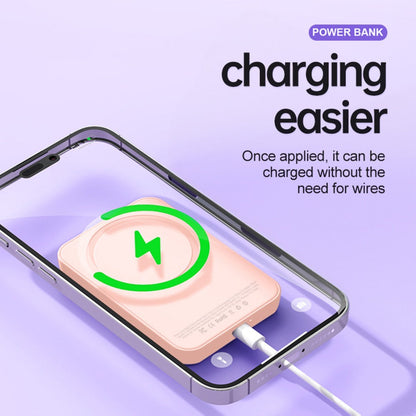 Magnetic Power Bank 5000mAh Mini Wireless Charging PD & QC 3.0 Fast Charge Colorful Portable Charger for iPhone 17 16 15 14 13 MagSafe Compatible