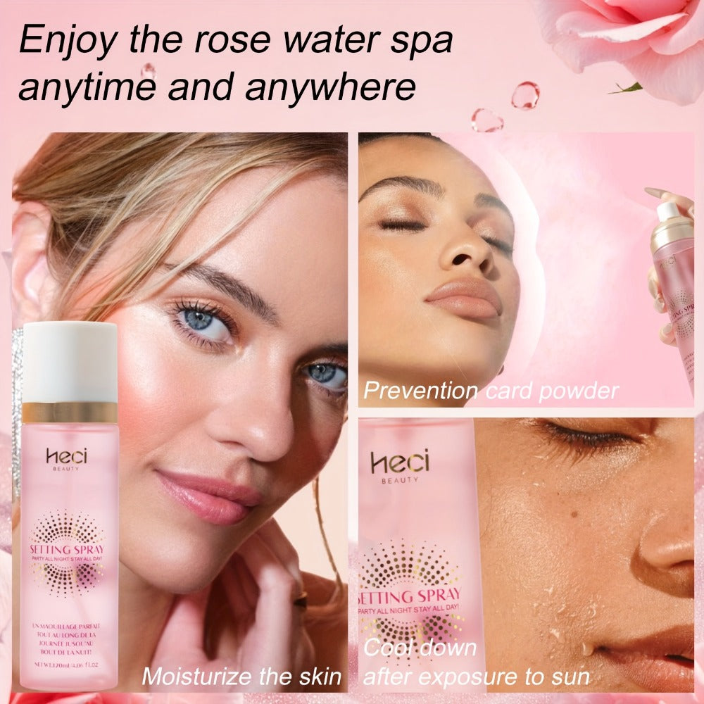 Three-in-One Makeup Setting Spray for Priming, Hydrating and Setting an Everyday Makeup Look