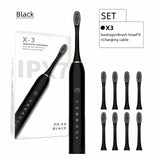 Black(8 Brush Heads)