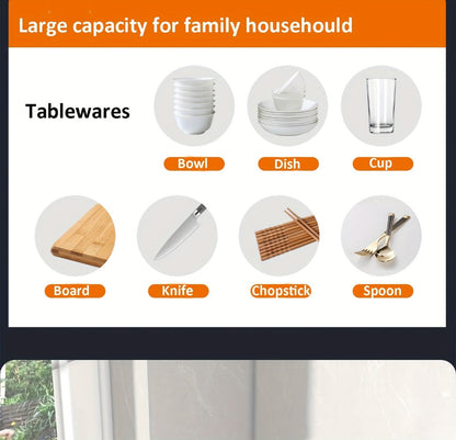 Stainless Steel Two-Tier Dish Drying Rack with Drainboard, Cup Holders, Utensil Caddy and Lid Rack
