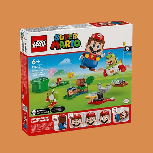 Interactive Mario Building Set LEGO 71439 – Adventures with Interactive LEGO Mario Starter Course 218 Pcs, STEM Toy for Kids Ages 6+, Birthday & Holiday Gift for Boys & Girls
