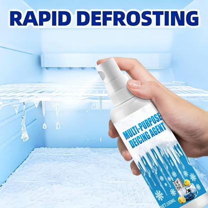 Refrigerator & Freezer De-Icer Spray – Fast Ice Melting & Anti-Freeze Solution for Household Fridges, RV Refrigerators & Freezer Coils, Multi-Purpose De-Icing Agent