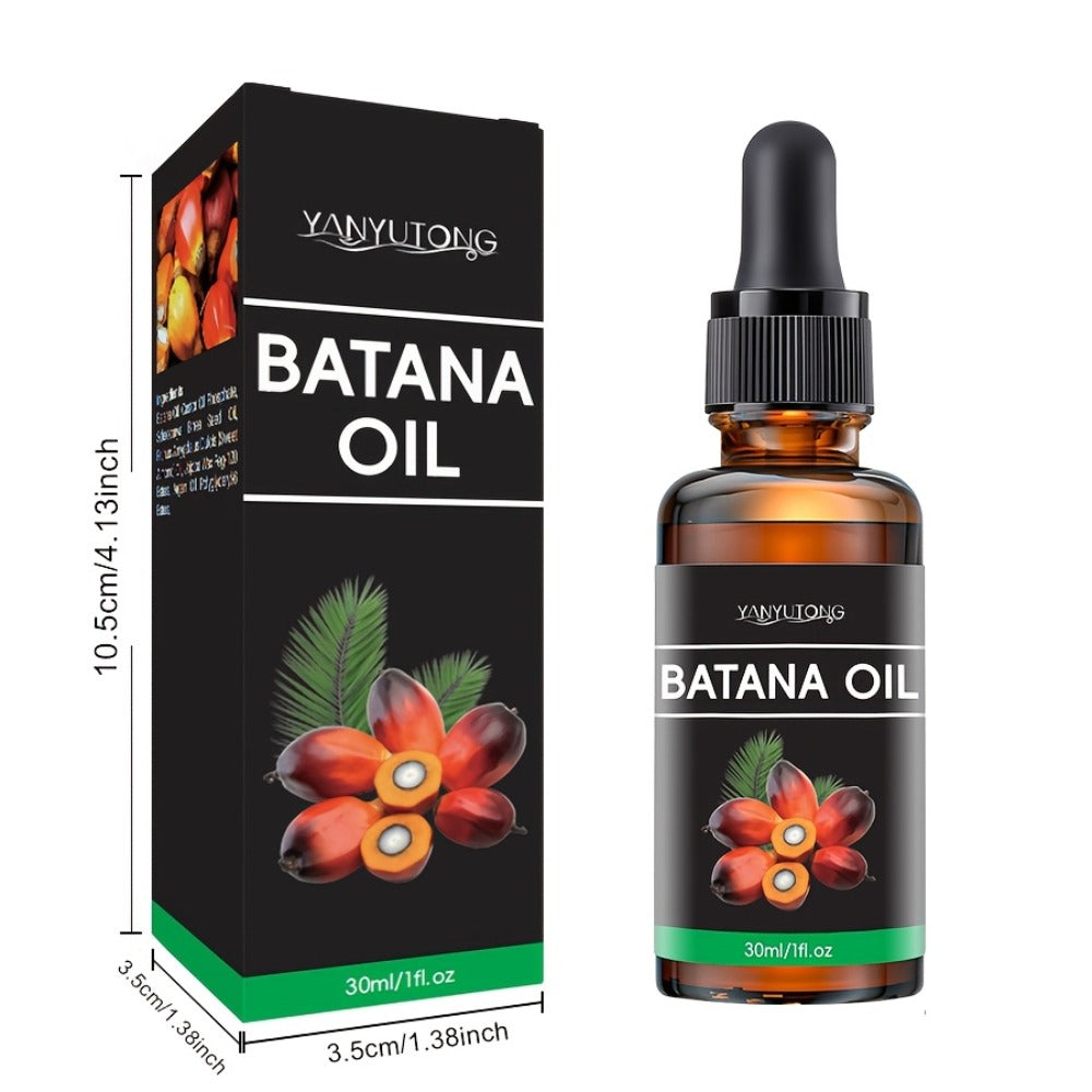 Batana Oil Hair Treatment Leave-In Essence 30ml - Plant Extract Deep Moisturizing Scalp Care, Lasting Fragrance, Frizz Control, All Hair