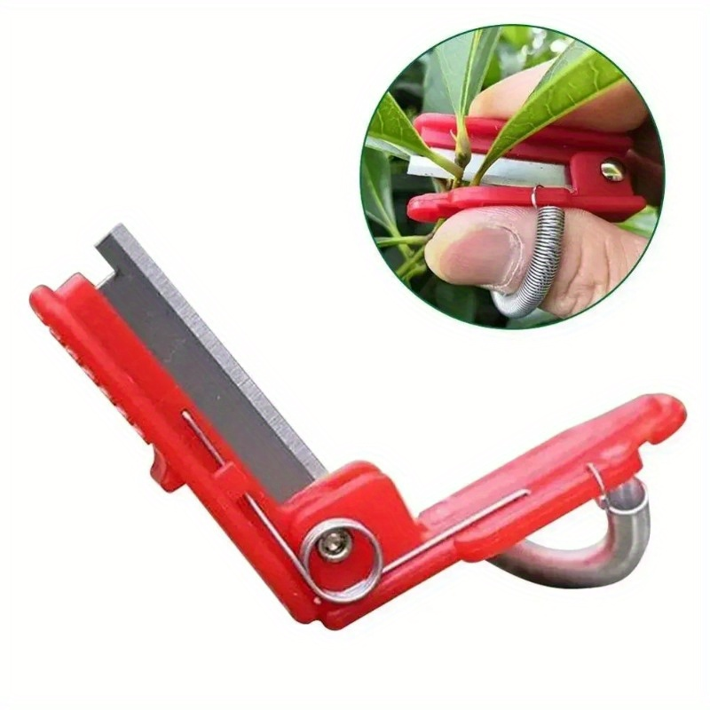 Thumb Knife Garden Harvesting Set 6-Pack - Safety Finger Guard Cutter for Picking Fruits, Vegetables & Herbs in Orchard, Garden & Farm - Multi-Function Thumb Ring Blade Tool