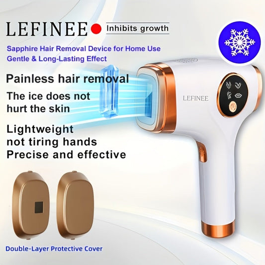 IPL Hair Removal Device 999900 Flashes 3-in-1 At-Home Laser Hair Remover for Women Men 9 Energy Levels 2 Modes Painless Permanent Hair Removal Face Body Legs Underarms Bikini Line Skin Rejuvenation