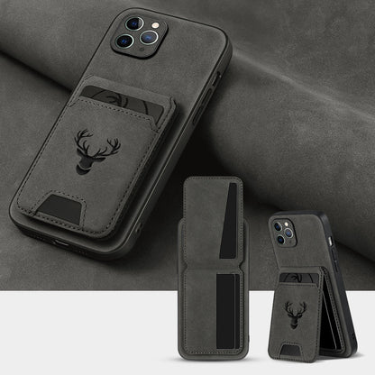 Folio Wallet Phone Case with Card Holder and Kickstand for Selected iPhone 11 through 16 Models