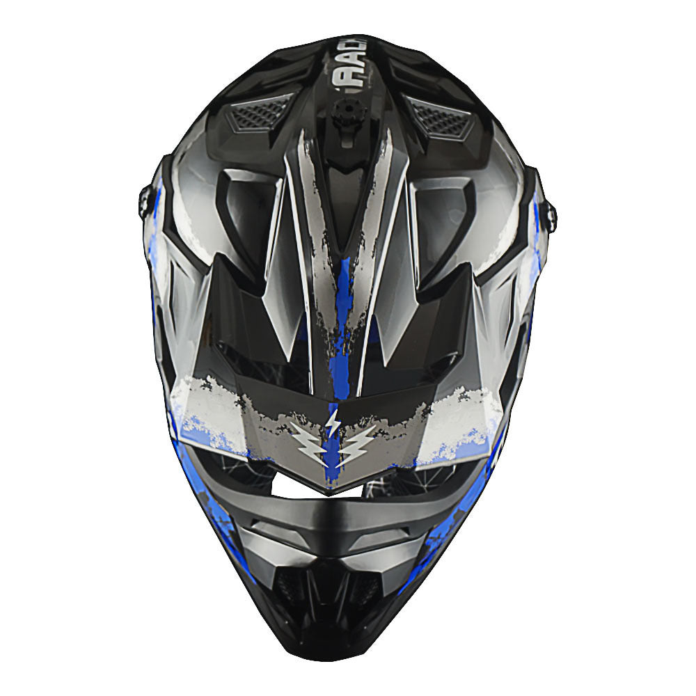 Dirt Bike Helmet Adult Motorcycle ATV Off-Road Track Style Lightweight Aerodynamic Thermoplastic Shell Removable Washable Padding Glossy UV Finish, Multiple Colors XS-XXL