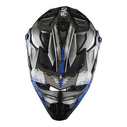 Dirt Bike Helmet Adult Motorcycle ATV Off-Road Track Style Lightweight Aerodynamic Thermoplastic Shell Removable Washable Padding Glossy UV Finish, Multiple Colors XS-XXL