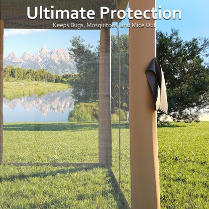 Gazebo Tent 10x10 FT Mosquito Netting Quick Setup Outdoor Canopy