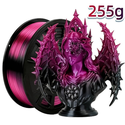 Dual Color Two-Tone PLA Filament 1.75mm 250g 9 Color Options High Precision ±0.02mm Vacuum Packed Gradient Effect Beginner Friendly Wide FDM Compatibility