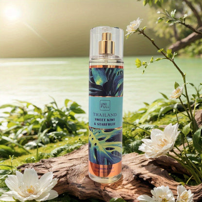 Body Mist Perfume Spray 8oz – 12 Scents Floral Hair & Body Fragrance for Women, Rose, Cherry Blossom, Beach, Long-Lasting Light Scent, Unisex Daily Wear Gift