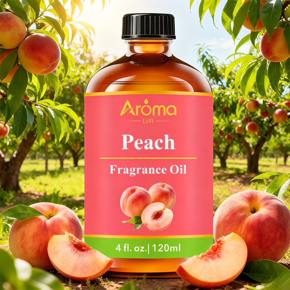 120ml Fruit Fragrance Oil for Diffuser, Candle and Soap Projects in Seven Strawberry-to-Cherry Scent Labels