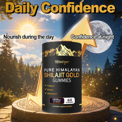 Shilajit Gummies 3000mg Pure Himalayan Shilajit with Ashwagandha Ginger & Deer Antler for Bath Time, Home Spa and Personal Care