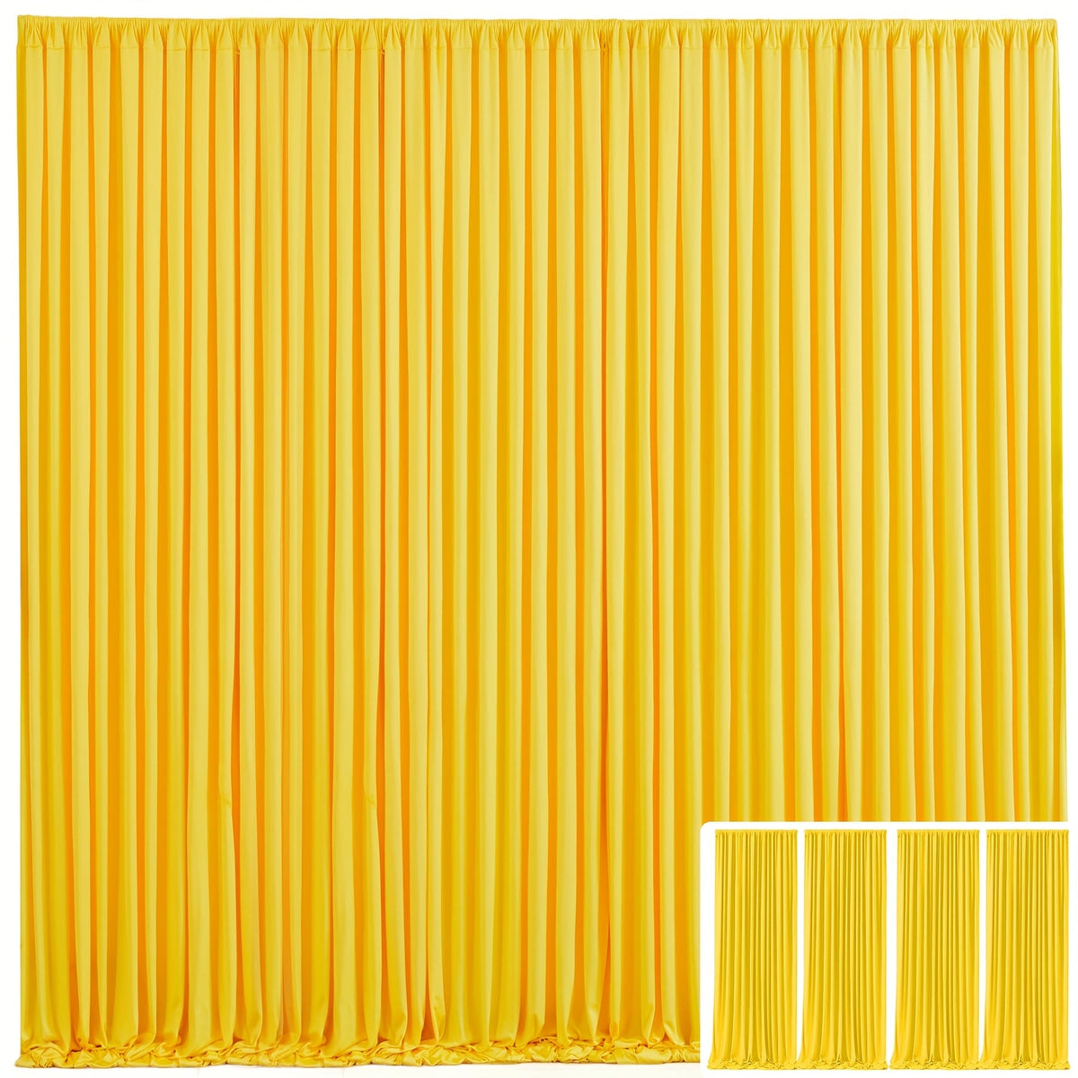 Elegant Fabric Backdrop Curtains 4pcs with Poles 59x85in Non-Transparent Wrinkle-Free Party Photo for an Everyday Personal Care Routine