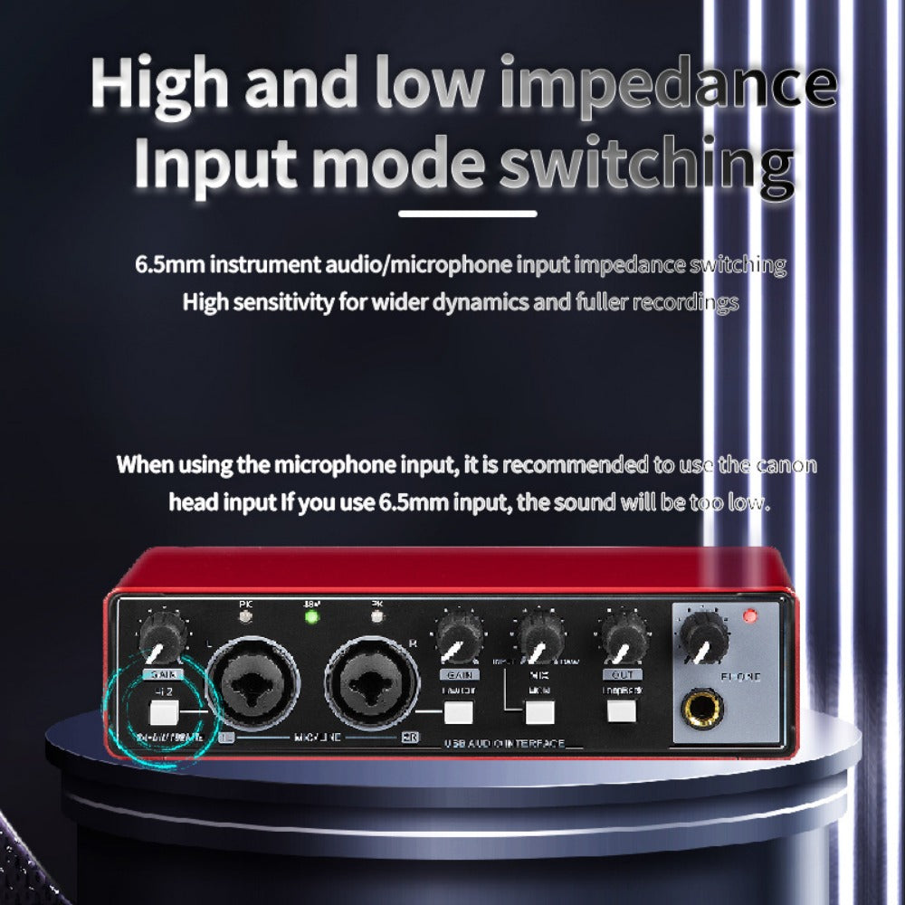 2-Channel USB Audio Interface, 24-Bit/192kHz with 48V Phantom Power detail image - detail view 15