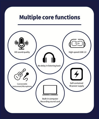 2-Channel USB Audio Interface, 24-Bit/192kHz with 48V Phantom Power detail image - detail view 18