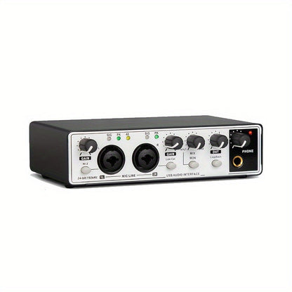 2-Channel USB Audio Interface shown in the White option