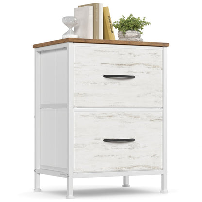 2-Drawer Metal Dresser, Clothing Storage Organizer for Organized Everyday Storage detail image - detail view 3