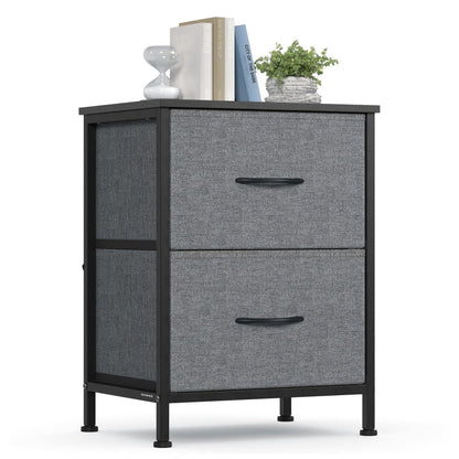 2-Drawer Metal Dresser, Clothing Storage Organizer for Organized Everyday Storage detail image - detail view 5