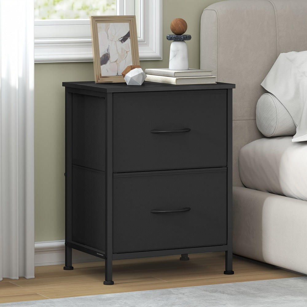 2-Drawer Metal Dresser, Clothing Storage Organizer for Organized Everyday Storage detail image - detail view 9