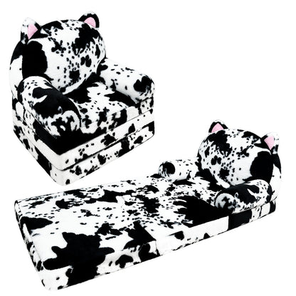 Kids Sofa shown in the Cow Cat option