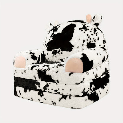 2-in-1 Foldable Kids Convertible Sofa Chair, Kids Flip-Out Chair detail image - detail view 3