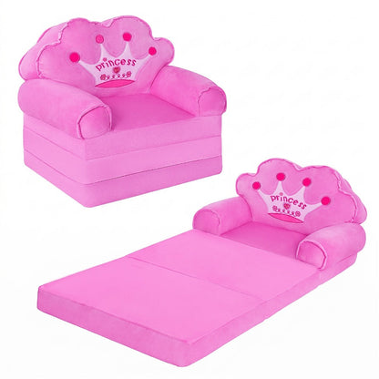 2-in-1 Kids Convertible Sofa Chair, Fold-Out Toddler Lounger for Kids' Room detail image - detail view 7