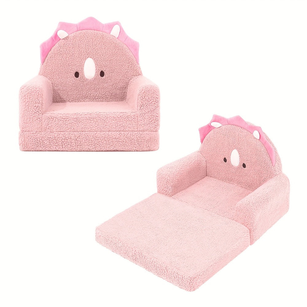 2-in-1 Kids Convertible Sofa Chair with Fold-Out Lounger, Fold-Out Toddler Lounger detail image - detail view 10