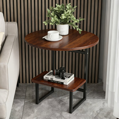 Side Table shown in the Brown Wood Grain option