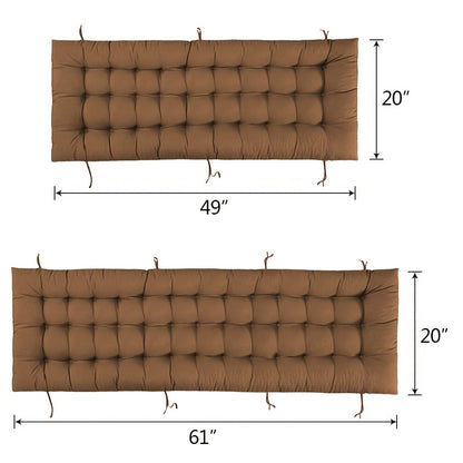 2-Pack Outdoor Cushion with Memory Foam and Two Cushions for Patio detail image - detail view 4