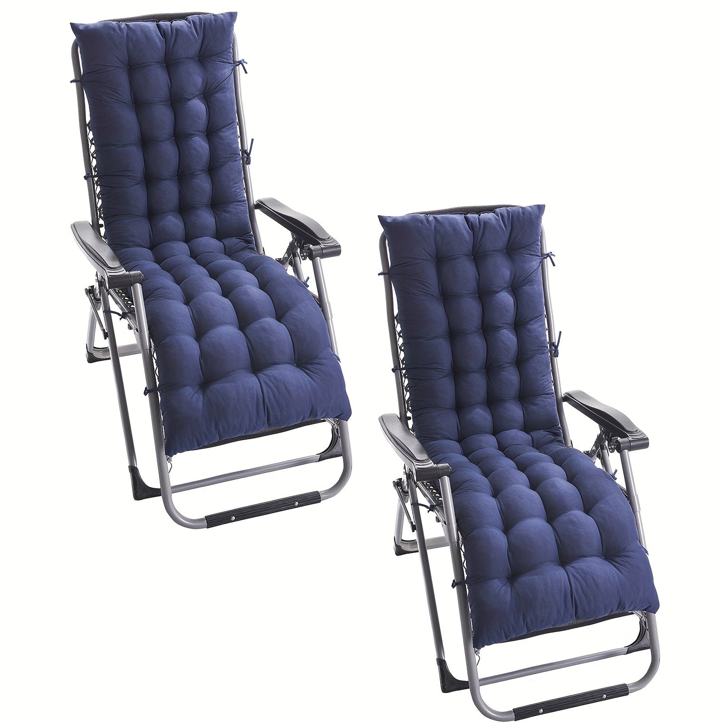 Outdoor Cushion shown in the Navy Blue, 49 X 19 In option