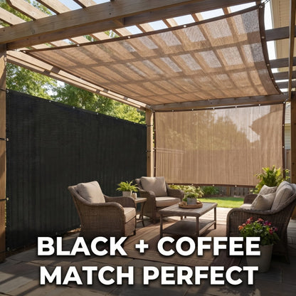2-Pack Outdoor Sun Shade Sail with UV Protection for Outdoor Shade and Protection in Patio detail image - detail view 24