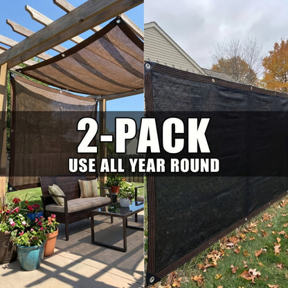 2-Pack Outdoor Sun Shade Sail with UV Protection for Outdoor Shade and Protection in Patio detail image - detail view 32
