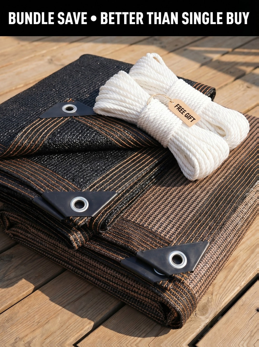 2-Pack Outdoor Sun Shade Sail with UV Protection for Outdoor Shade and Protection in Patio detail image - detail view 49