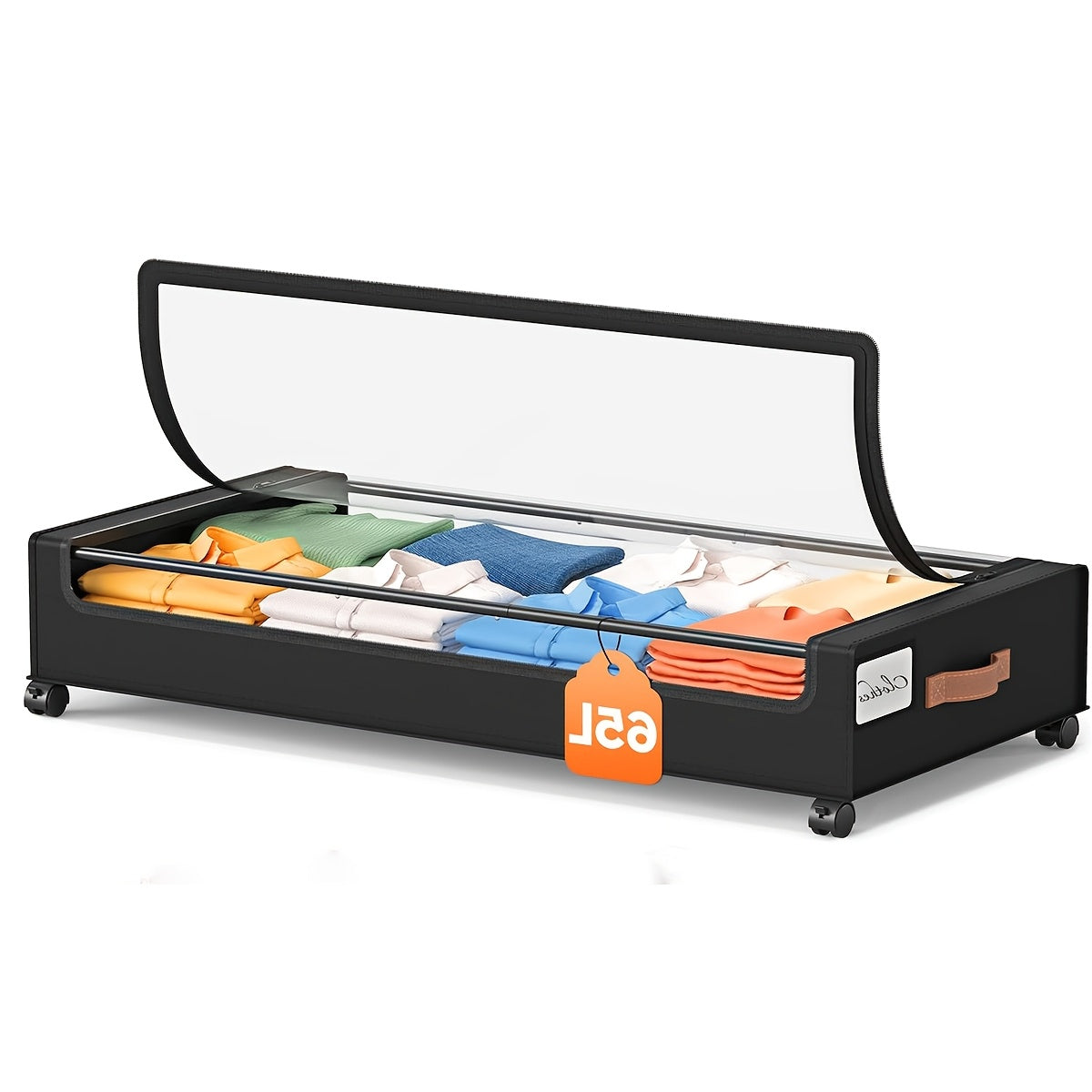 Under Bed Storage shown in the Black 1PC option