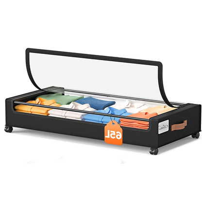 Under Bed Storage shown in the Black 1PC option