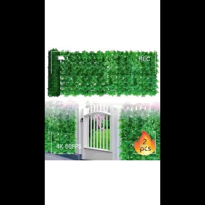 2-Piece Set Artificial Vine Privacy Fence with Added Privacy and Tool-Free Assembly detail image - detail view 10