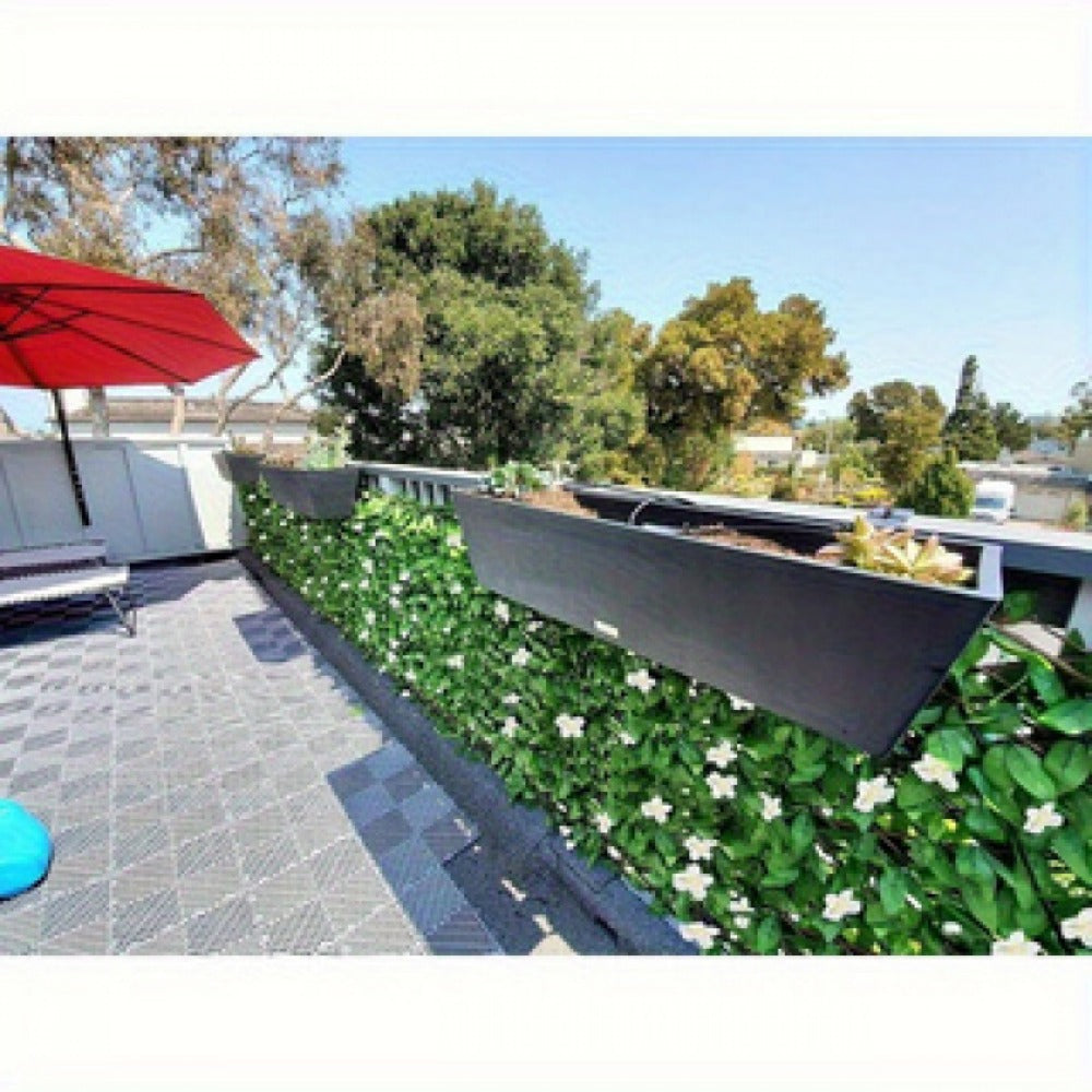 2-Piece Set Artificial Vine Privacy Fence with Added Privacy and Tool-Free Assembly detail image - detail view 5