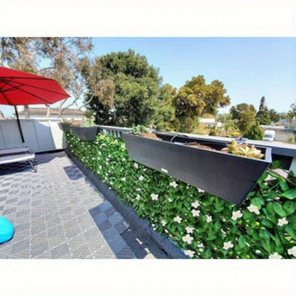 2-Piece Set Artificial Vine Privacy Fence with Added Privacy and Tool-Free Assembly detail image - detail view 5
