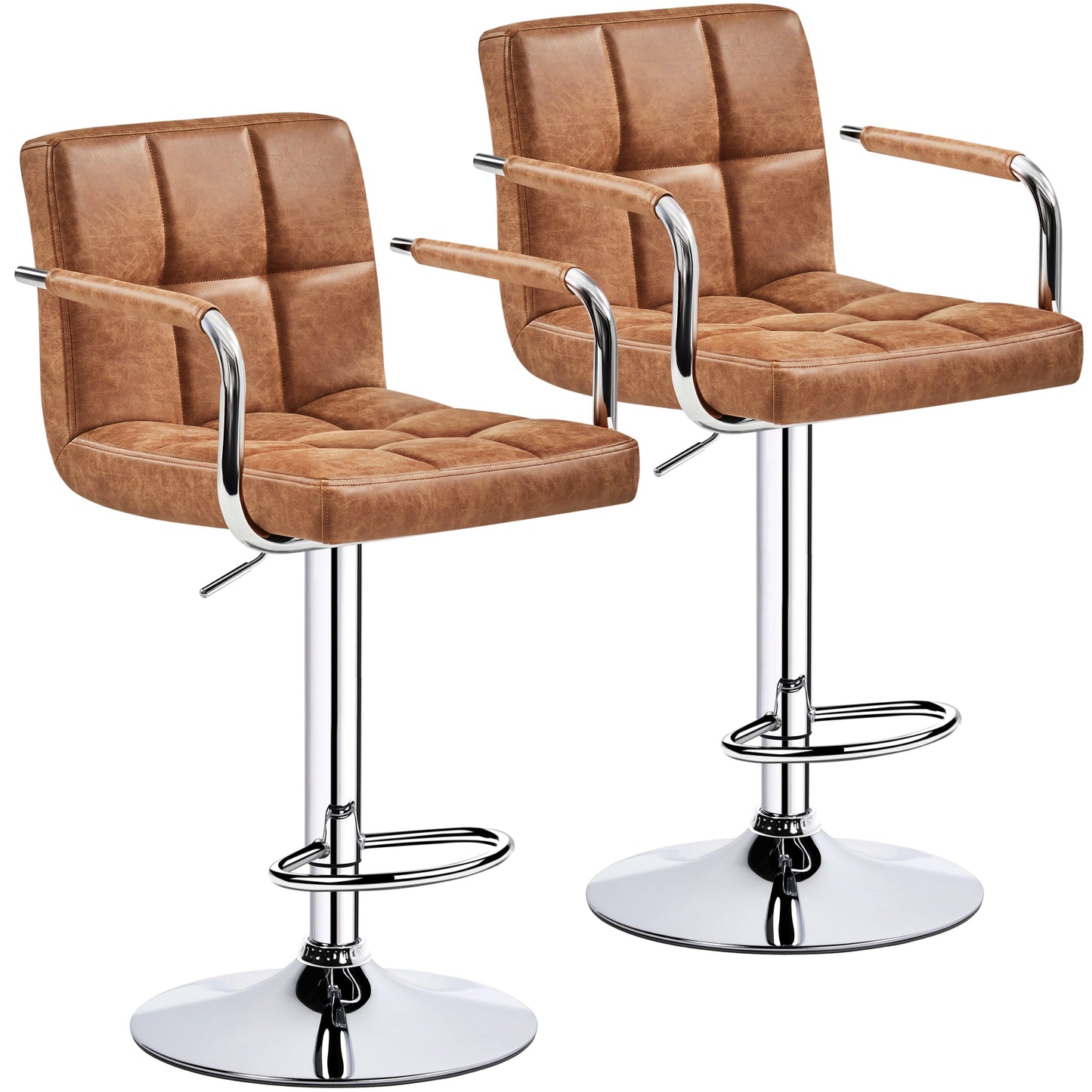 Bar Stool shown in the Retro Brown, 2pcs option