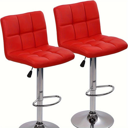 Bar Stool shown in the Red option
