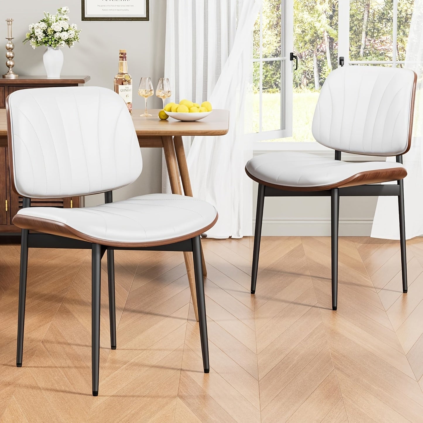 Dining Chair shown in the Creamy-white*2 option