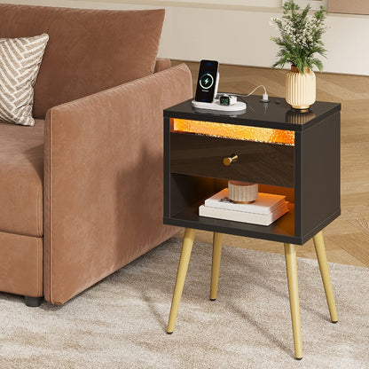 2-Piece Set Nightstand, Bedroom Side Table for Practical Everyday Home Use detail image - detail view 15