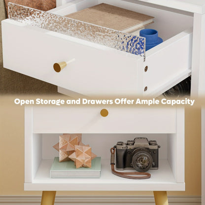 2-Piece Set Nightstand, Bedroom Side Table for Practical Everyday Home Use detail image - detail view 6