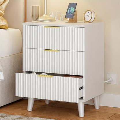 Nightstand shown in the White option