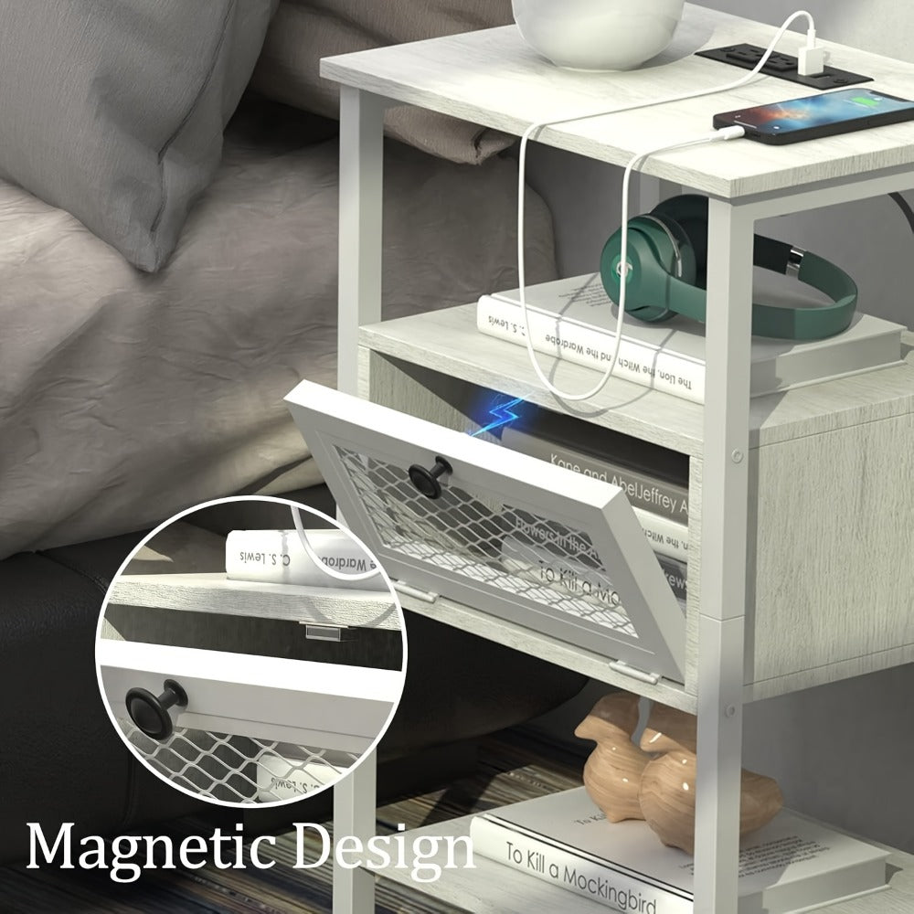 2-Piece Set Nightstand, Bedside Table for Practical Everyday Home Use detail image - detail view 6