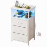 1pc-3 Drawers-White