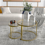 Clear Glass-Golden